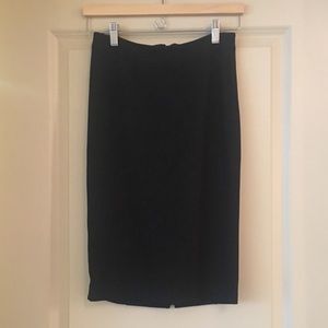Classic Saks Fifth Avenue Black Pencil Skirt